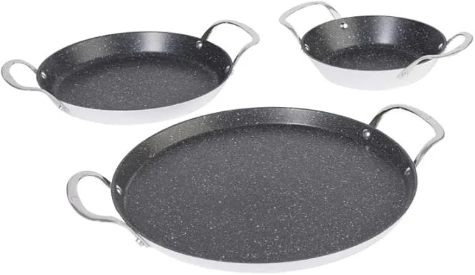 Curtis Stone 3-Piece Nonstick Nesting Skillet Set